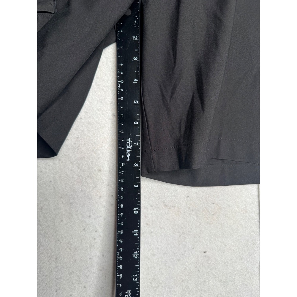 Greg Norman Mens Black Performance Golf Shorts Size 32 Stretch Flat Front Shark - Picture 5 of 12